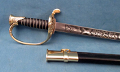 Confederate staff & field officer's sword