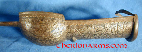 gauntlet long therionarms pata motif figural sword northern indian