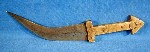 Berber brass-hilted jambiya dagger