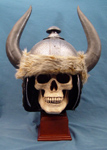 Horned barbarian helmet