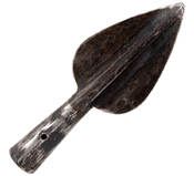 Broad-leaf Celtic spear head - blunt