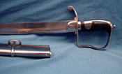 British M1796 light cavalry saber, steel scabbard (Cold Steel)